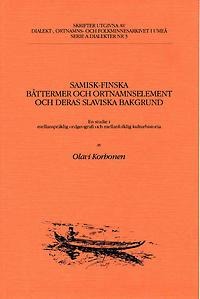 Samisk-finska båttermer och ortnamnselement och deras slaviska bakgrund