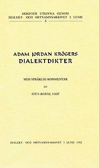 Adam Jordan Krögers dialektdikter