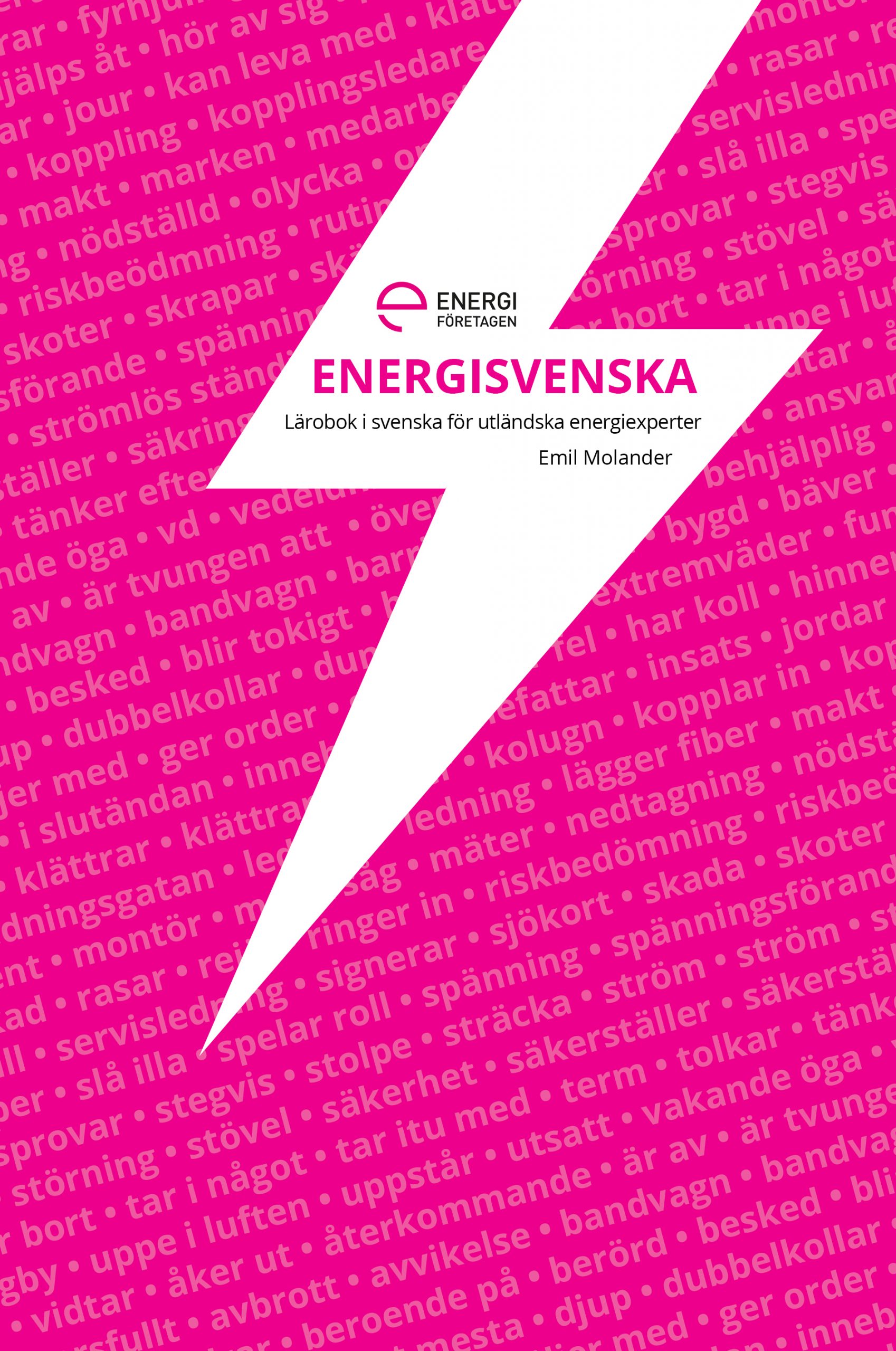 Omslaget på boken Energisvenska.