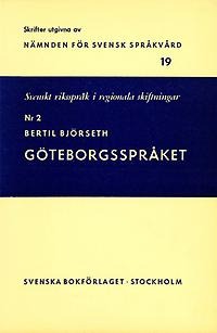 Göteborgsspråket