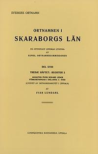 Ortnamnen i Skaraborgs län 02. Territoriella namn i Barne härad