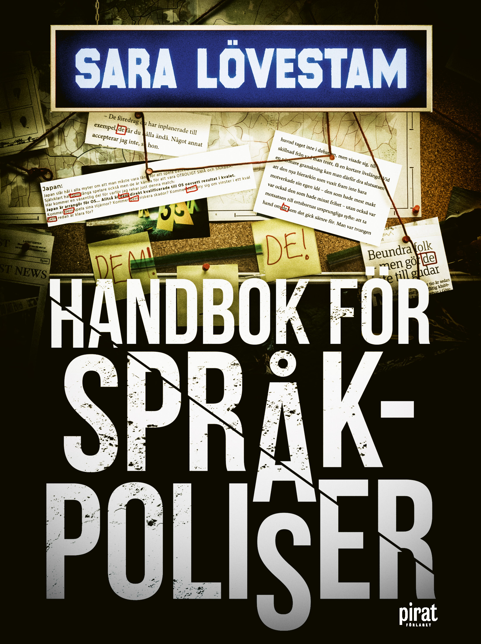 Omslaget på boken Handbok för språkpoliser.