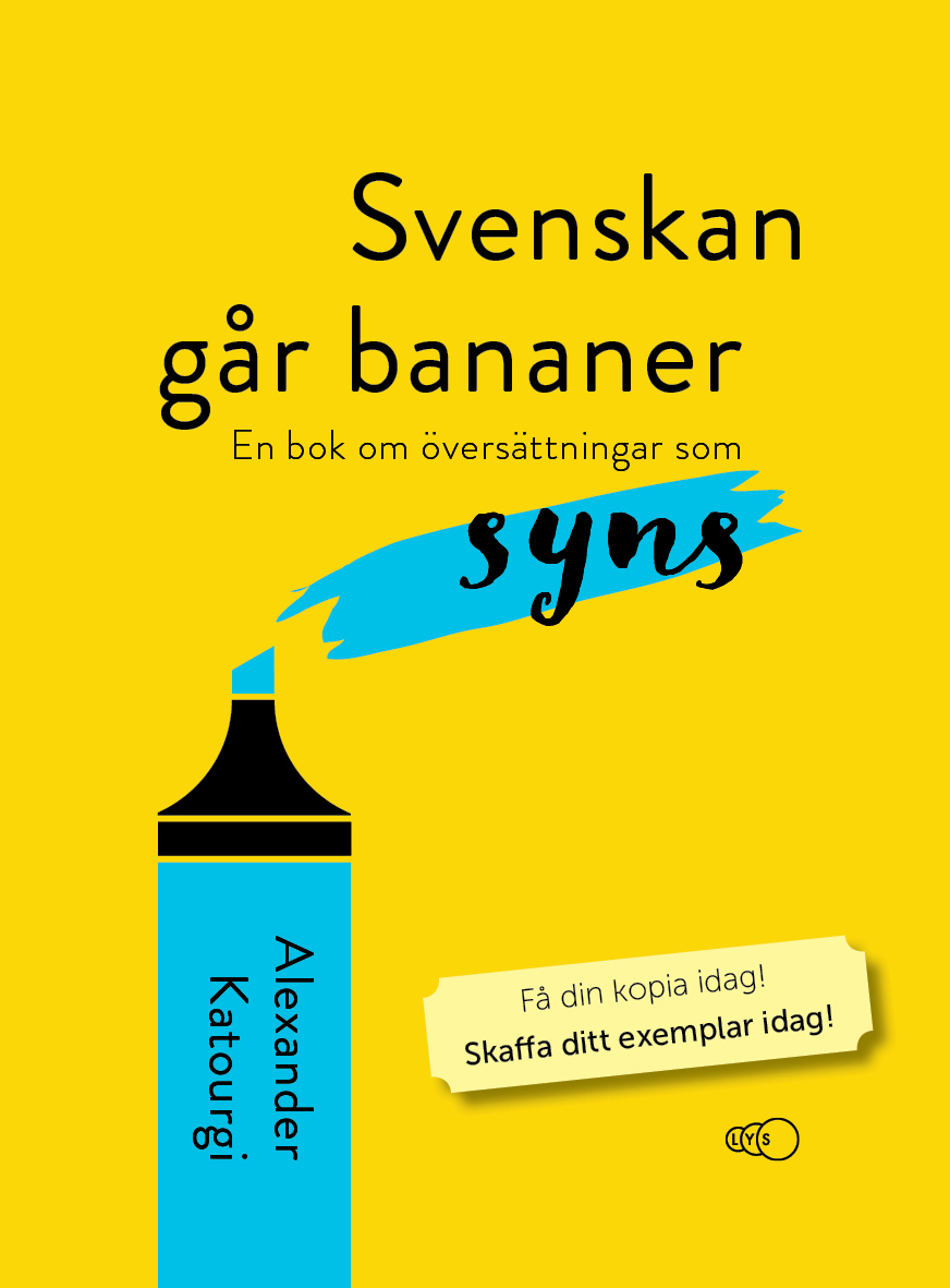 Omslaget på boken Svenskan går bananer.