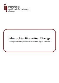 Infrastruktur för språken i Sverige