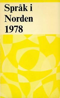 Språk i Norden 1978