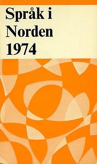 Språk i Norden 1974