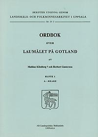 Ordbok över laumålet på Gotland